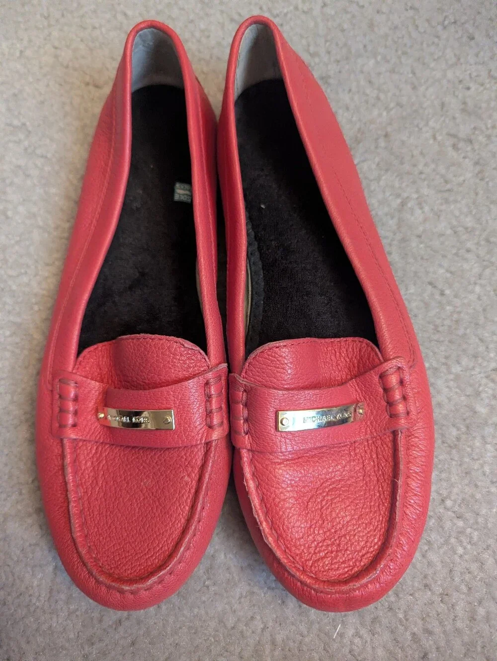 Michael Kors pink loafers (size 8.5).